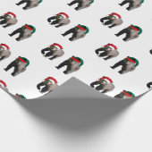 kerstpapier van grizzly beer cubs cadeaupapier (Hoek)