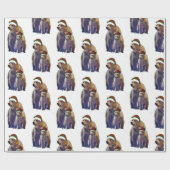 kerstpapier van grizzly beer & kubbel cadeaupapier (Vlak)