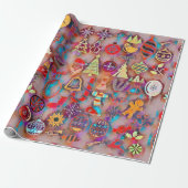 kerstpapier vieren cadeaupapier (Uitgerold)