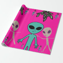 kerstpapier voor Alien Wrapping