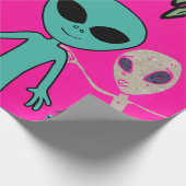 kerstpapier voor Alien Wrapping Cadeaupapier (Hoek)