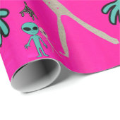 kerstpapier voor Alien Wrapping Cadeaupapier (Rol Hoek)