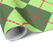 kerstpapier voor argyle-overvulling cadeaupapier (Rol Hoek)