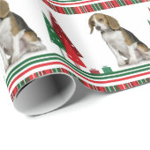 kerstpapier voor beagle kerst cadeaupapier (Rol Hoek)