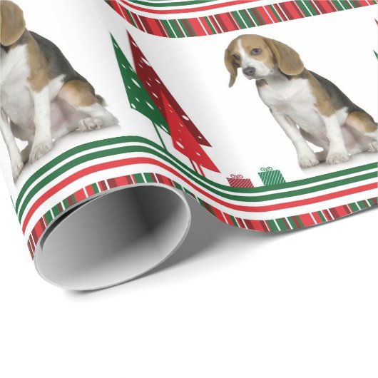 kerstpapier voor beagle kerst cadeaupapier (Rol Hoek)