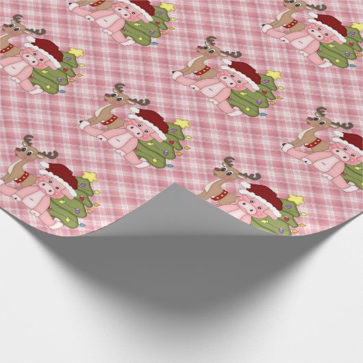 kerstpapier voor Cartoon Cadeaupapier (Hoek)