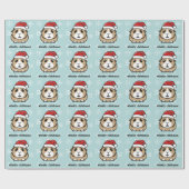 kerstpapier voor cartoon Guinee-Bissau Cadeaupapier (Vlak)