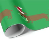 kerstpapier voor dachshund cadeaupapier (Rol Hoek)