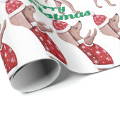 kerstpapier voor dachshund cadeaupapier (Rol Hoek)