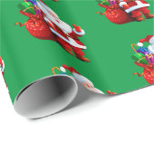 kerstpapier voor de kerstkerstbeker, dat de kerstm cadeaupapier (Rol Hoek)