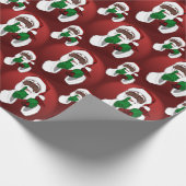 kerstpapier voor de kerstman in Afrika Cadeaupapier (Hoek)