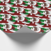 kerstpapier voor de kerstman in Afrika Cadeaupapier (Hoek)