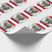 kerstpapier voor de kerstman met de hagelvleugel cadeaupapier (Hoek)