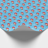 kerstpapier voor de kerstmanshat van Cute Cat Cadeaupapier (Hoek)