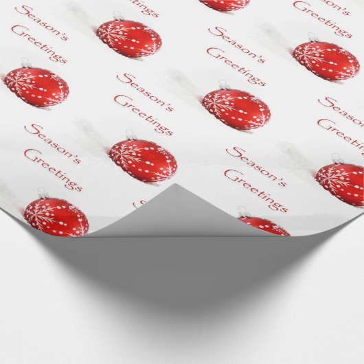 kerstpapier voor de rode kerstversiering cadeaupapier (Hoek)