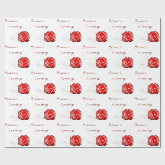 kerstpapier voor de rode kerstversiering cadeaupapier (Vlak)