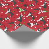 kerstpapier voor de terrière van Boston Cadeaupapier (Hoek)