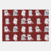 kerstpapier voor dierenvrienden inpakpapier vel (Voorkant 3)