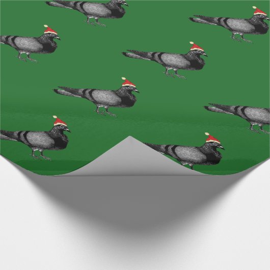 kerstpapier voor duivenkerst cadeaupapier (Hoek)