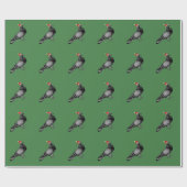 kerstpapier voor duivenkerst cadeaupapier (Vlak)