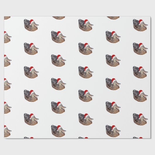kerstpapier voor eenden cadeaupapier (Vlak)