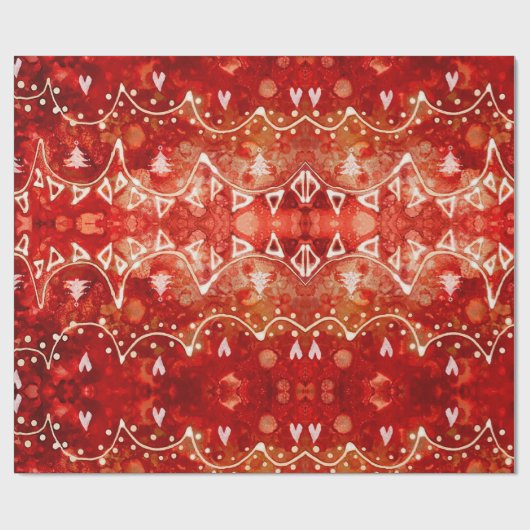 kerstpapier voor feestartikelen cadeaupapier (Vlak)