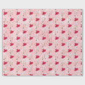 kerstpapier voor feestdag Ballerina Cadeaupapier (Vlak)