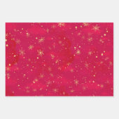 kerstpapier voor feestdag Ballerina Inpakpapier Vel (Voorkant 2)