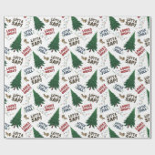 kerstpapier voor gevarendriepering cadeaupapier (Vlak)