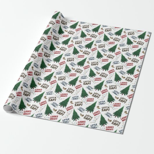 kerstpapier voor gevarendriepering cadeaupapier (Uitgerold)