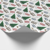 kerstpapier voor gevarendriepering cadeaupapier (Hoek)