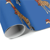 kerstpapier voor Giraffes Cadeaupapier (Rol Hoek)