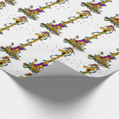 kerstpapier voor Giraffes Cadeaupapier (Hoek)