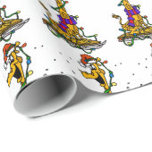 kerstpapier voor Giraffes Cadeaupapier (Rol Hoek)