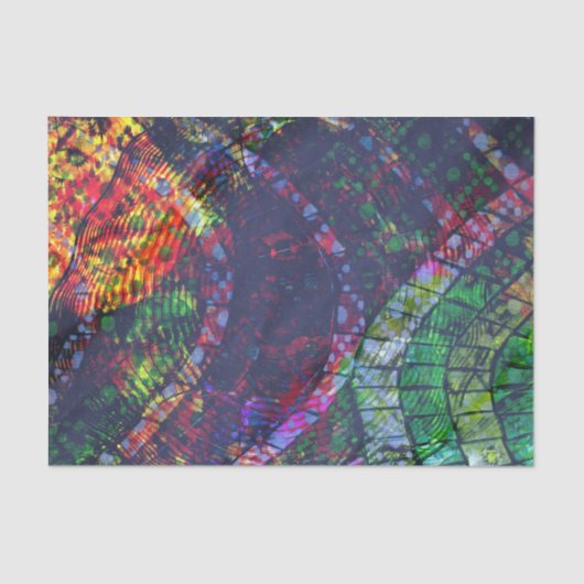 kerstpapier voor Glazen in lood Tissuepapier (Voorkant)