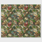  kerstpapier voor groenvulling cadeaupapier (Vlak)