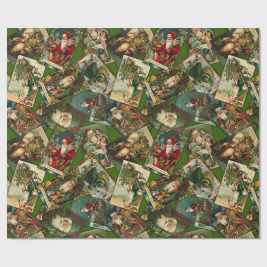  kerstpapier voor groenvulling cadeaupapier (Vlak)