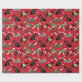 kerstpapier voor het oppakken van kerstcadeautjes cadeaupapier (Vlak)