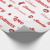 kerstpapier voor het oppakken van kerstkaarten cadeaupapier (Hoek)