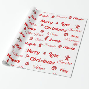kerstpapier voor het oppakken van kerstkaarten cadeaupapier