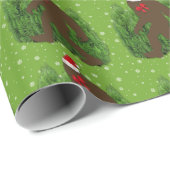 kerstpapier voor het oppakken van kersttaartjes cadeaupapier (Rol Hoek)