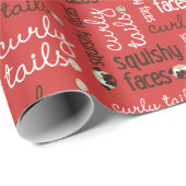 kerstpapier voor het oppakken van kersttaspels cadeaupapier (Rol Hoek)