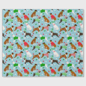 kerstpapier voor het verpakken van bonzen cadeaupapier (Vlak)