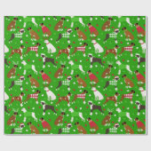 kerstpapier voor het verpakken van bonzen cadeaupapier (Vlak)