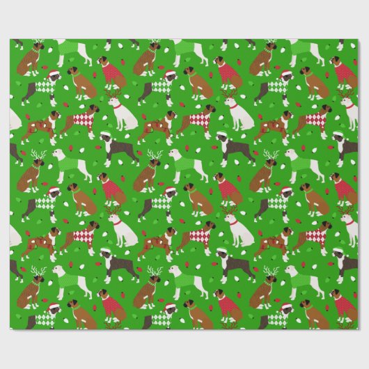 kerstpapier voor het verpakken van bonzen cadeaupapier (Vlak)