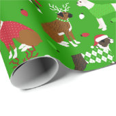 kerstpapier voor het verpakken van bonzen cadeaupapier (Rol Hoek)