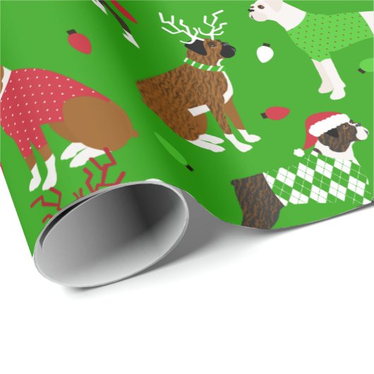 kerstpapier voor het verpakken van bonzen cadeaupapier (Rol Hoek)