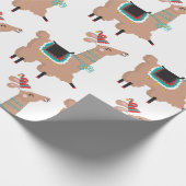 kerstpapier voor het verpakken van kerstbomen cadeaupapier (Hoek)