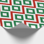 kerstpapier voor het verpakken van kerstmander cadeaupapier (Hoek)