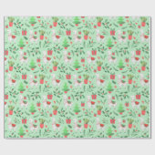 kerstpapier voor het verpakken van kerstpanelen cadeaupapier (Vlak)